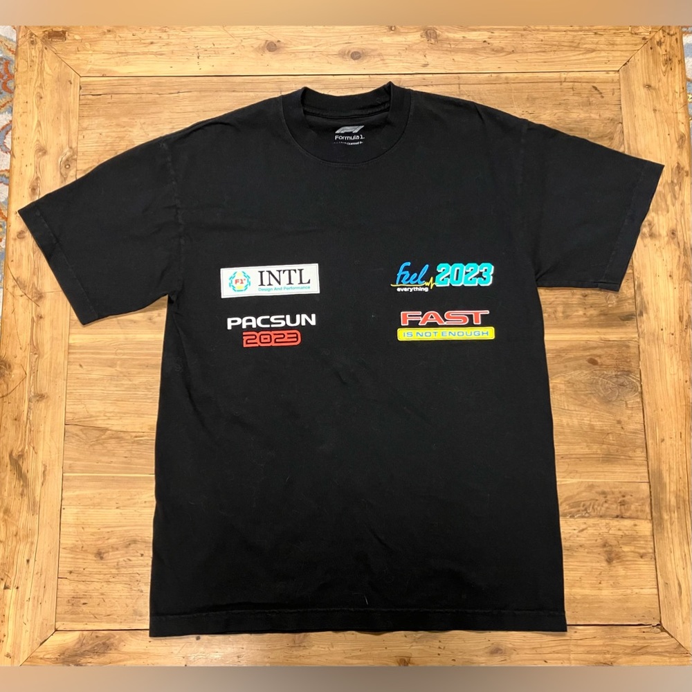 F1 racing T-shirt. Great for motorsports fans.
